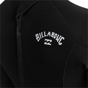 2023 Billabong Mens Intruder 4/3mm Back Zip Wetsuit ABYW100203 - Black